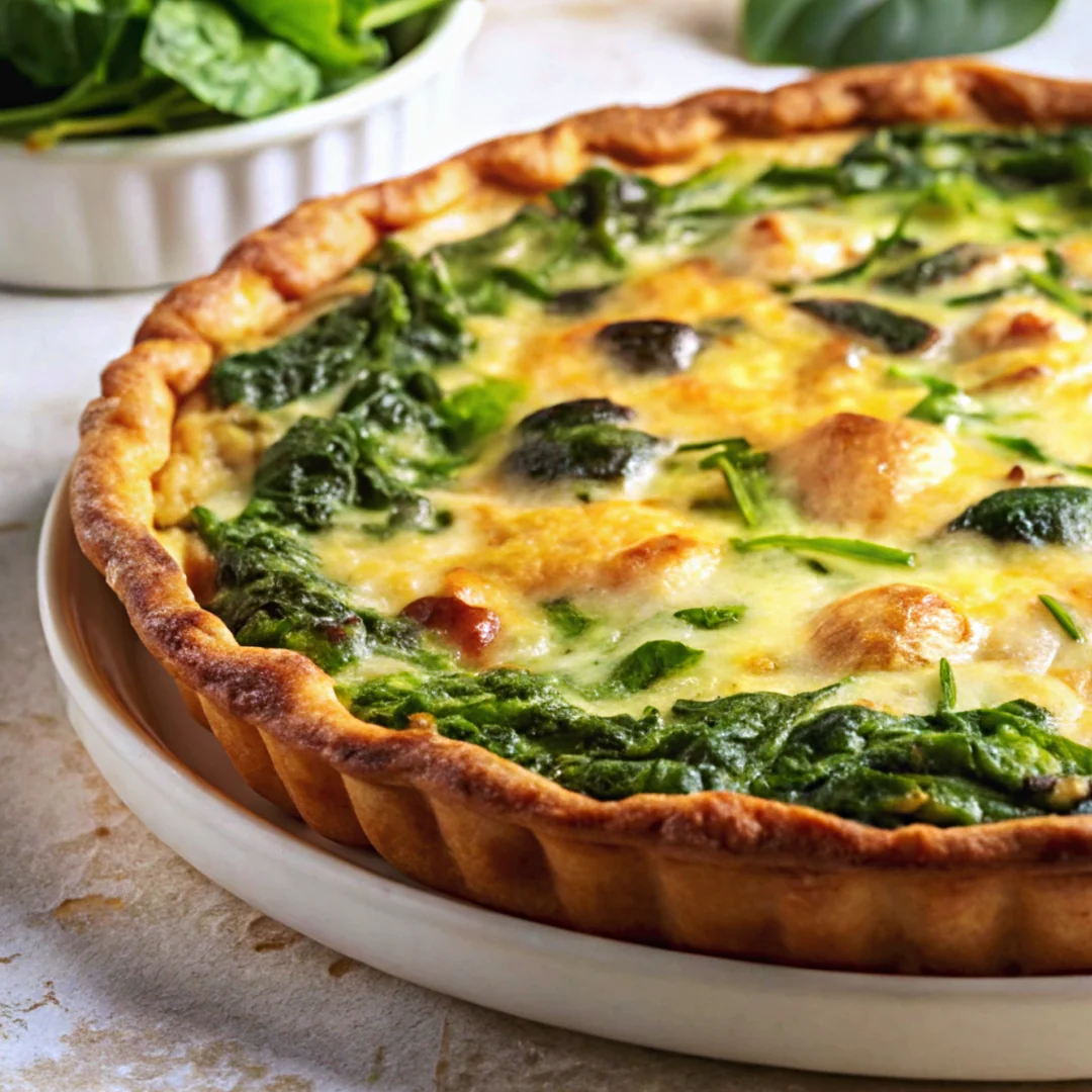 Quiche de espinafres