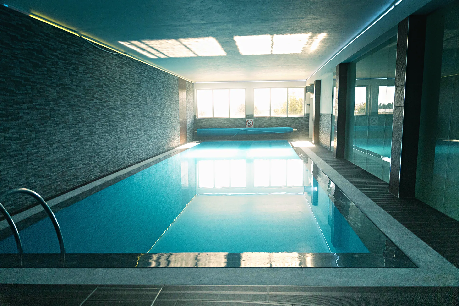 Piscina aquecida do Arena Club