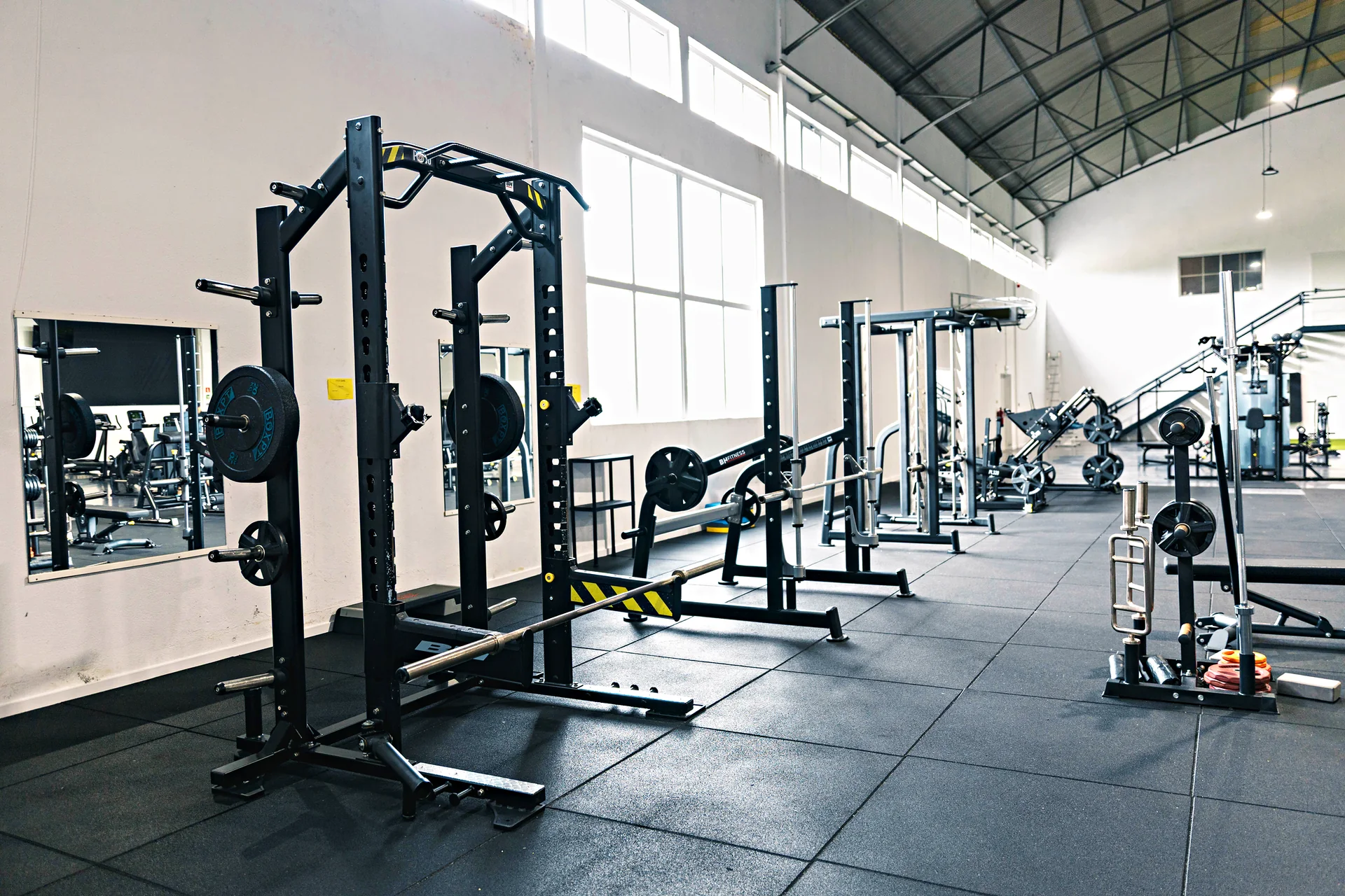 Rack de treino no Arena Club