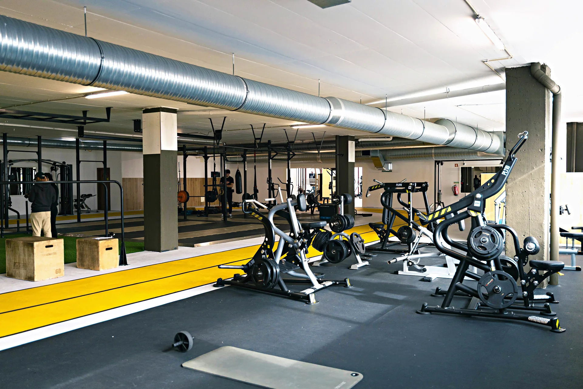 Sala de treino do Arena Fitness