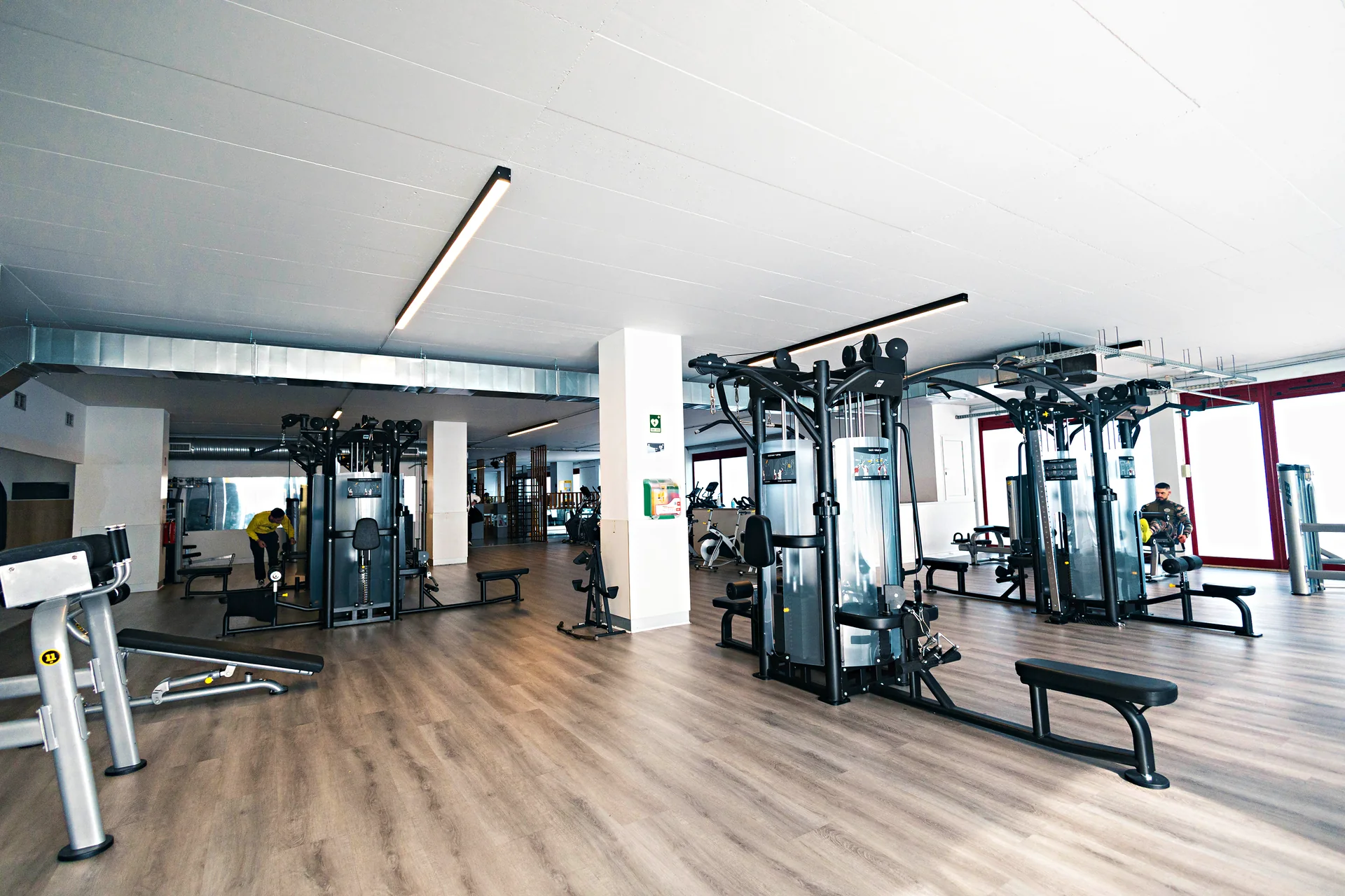 Sala de treino do Arena Fitness