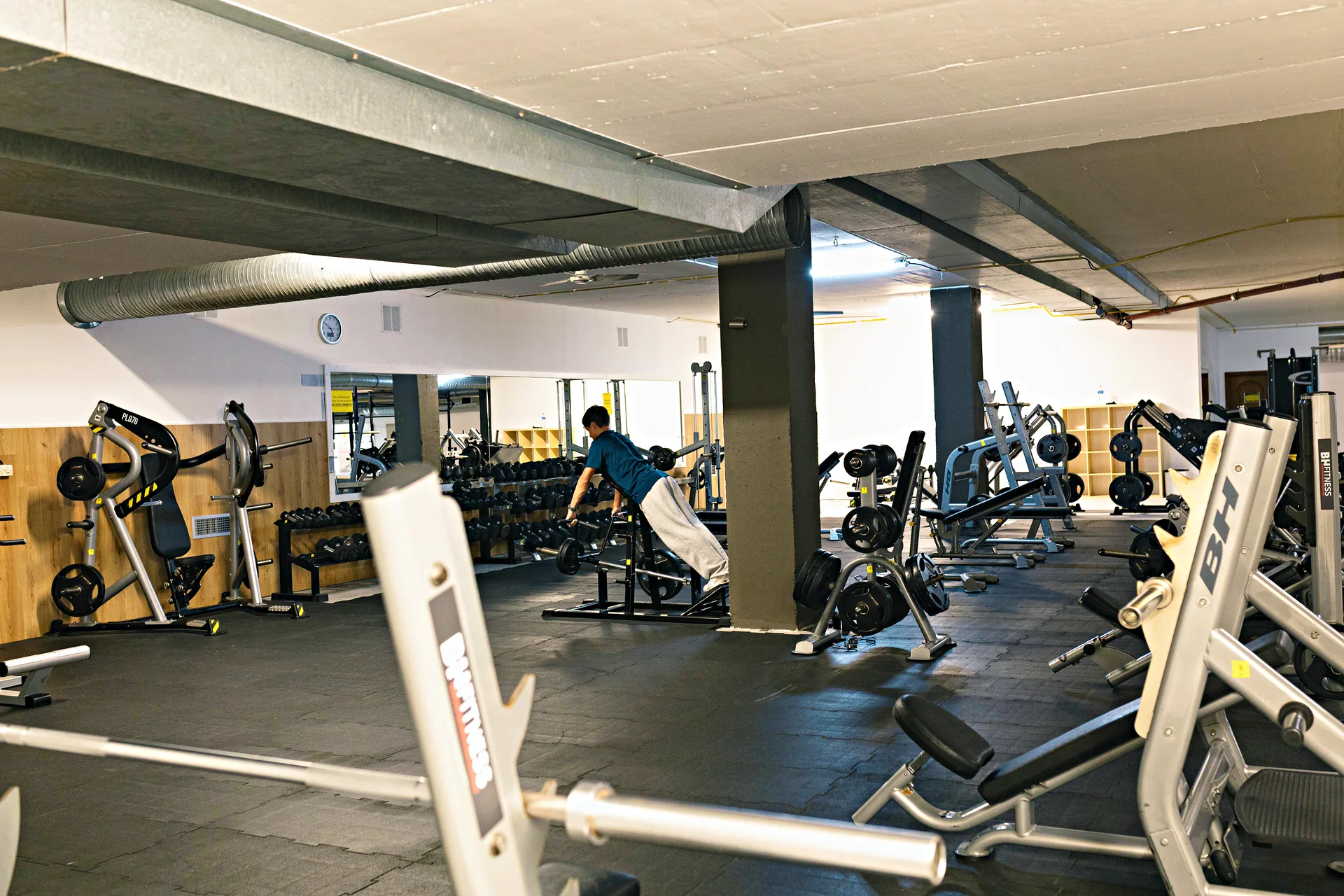 Sala de treino do Arena Fitness